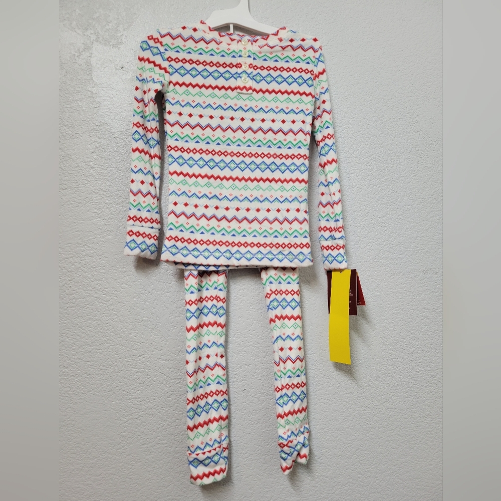 Wondershop Kids' Festive Pajama Set - Red, Green, Blue Nwt